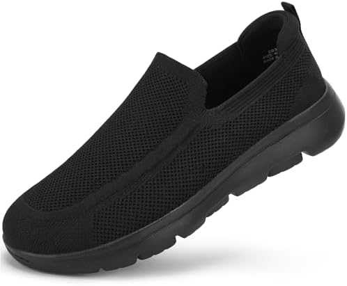 konhill Mens Slip On Shoes Lightweight Walking Shoes Anti Slip