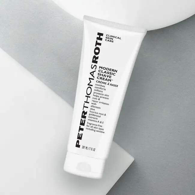 Peter Thomas Roth | Modern Classic Shave Cream, Soothing and Moisturizing, Ultra-Close and Comfortable Shave, For Face and Body