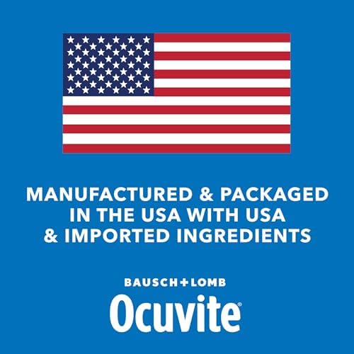 Ocuvite Eye Vitamin & Mineral Supplement, Gummy Multivitamin for Eyes, Zinc, Vitamin C & E