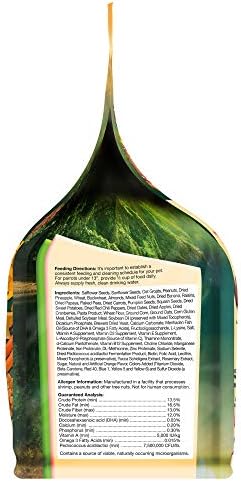 F.M. Brown's Tropical Carnival Gourmet Bird Food for Parrots, African Greys, and Conures Under 13", Probiotics for Digestive Health