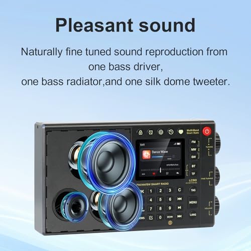 CHOYONG LC90 Internet Radio Professional Multi-Functional SmartMulti-Band WIFI/4G Global Version choyoung Portable Radio FM/LW/MW/SW/SSB Shortwave