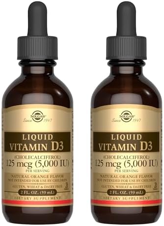 Solgar Liquid Vitamin D3 125 mcg (5, 000 IU) - 2 fl oz