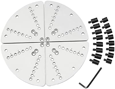4INCH 4-Jaw Self-Centering Wood Lathe Chuck, 2" Round Jaw Mounted, 1"x8TPI thread & 3/4"x16TPI Adapter, T Allen Wrench, Screw Chuck, SCR4-4
