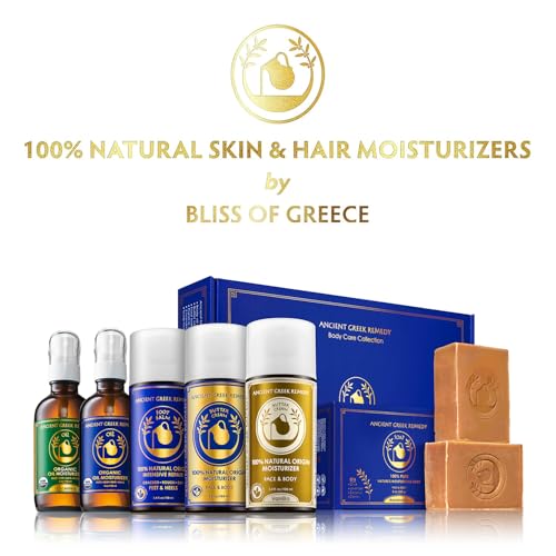 Organic Body & Face Oil for Dry Skin, Hydrating After Shower Moisturizer | Lightweight Nourishing Facial & Body Oil, Natural Cold-Pressed Almond, Olive, Jojoba, Rosehip & Lavender Oils, Vitamin E