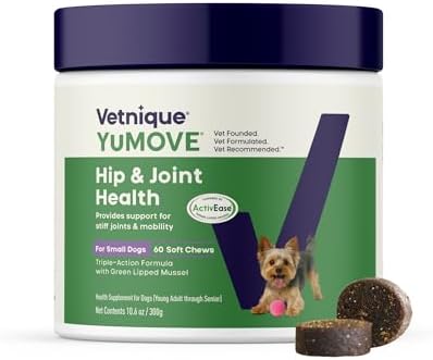 YuMOVE Large Dog Hip & Joint Supplement Soft Chews, Green Lipped Mussel