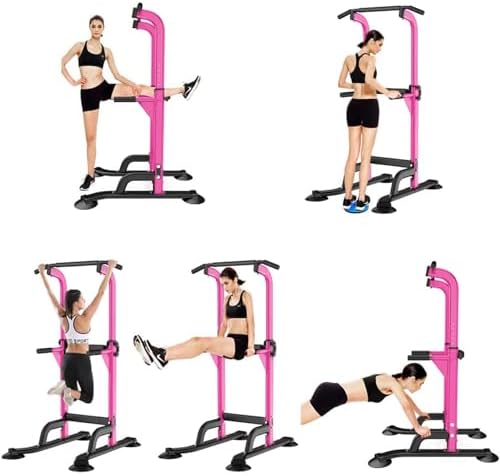 SogesHome Multi-Function Power Tower Pull Up Bar Dip Station for Home Gym