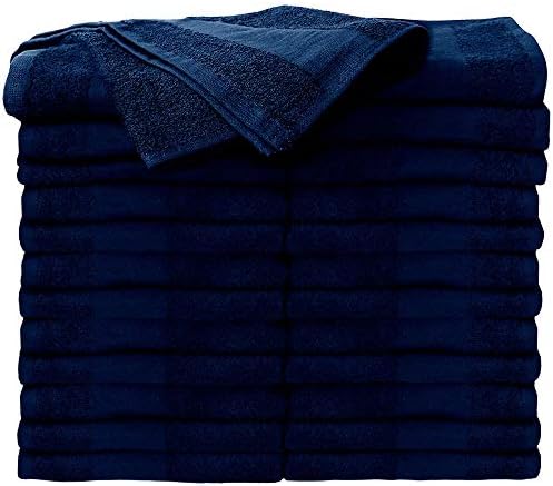 ForPro 24ct Bleach Tough Salon Towels, 16Wx27L in, Cool Grey, 100% Cotton | for Salon, Spa & Gym Use, Hand Towels, Bleach-Safe Salon Towels, Absorbent Spa Towels, Barber Towels, Salon & Spa Essentials
