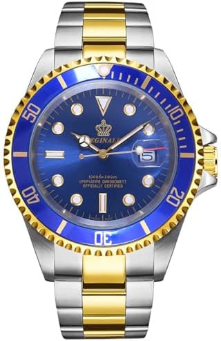 Reginald Men's Diver-Inspired Quartz Watch Sapphire Crystal 40mm
