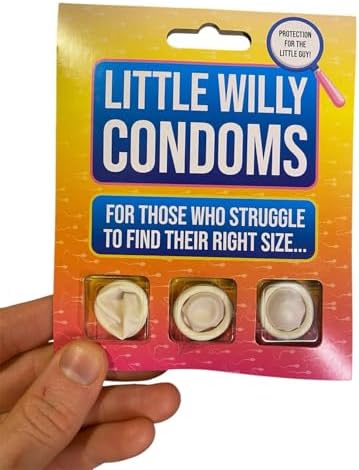 Small Pecker Condoms Adult Novelty Item