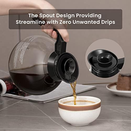 SYBO 12-Cup Commercial Pour Over Coffee Maker SF-CB-2GA | ETL Certified, Stainless Steel, Reusable Brew Basket, Spray Head, Fast Brewing