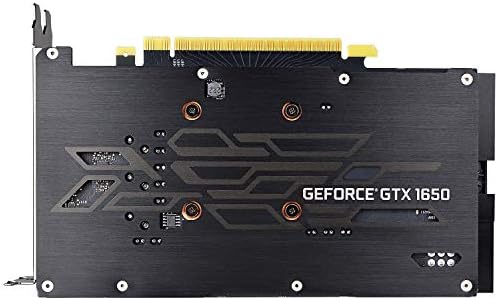 EVGA GeForce GTX 1650 SC Ultra Gaming, 04G-P4-1057-KR, 4GB GDDR5, Dual Fan, Metal Backplate