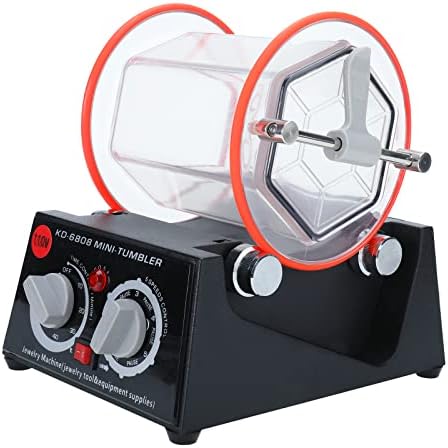 YaeMarine 110V 80W Jewelry Polisher Tumbler 3kg 6.6 Lbs Capacity Jewelry Polisher Machine Tumbler