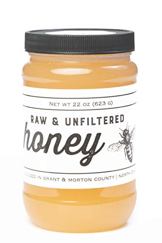 TJO Bees Raw and Unfiltered Honey (5 LB (80 OZ) Jar)