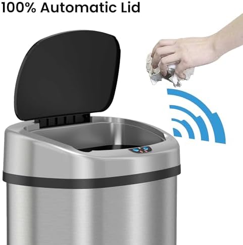 SensorCan 13 Gallon Sensor Trash Can Odor Control System