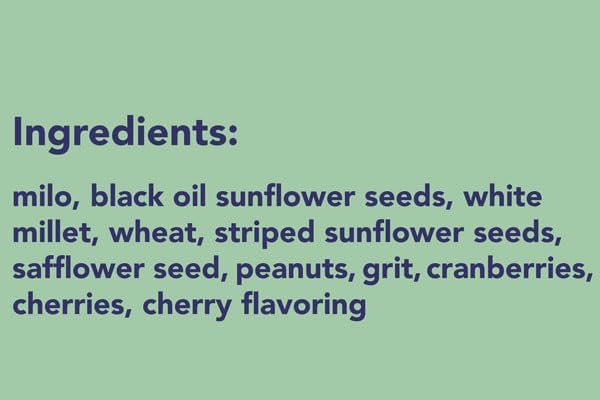 BestNest Wild Bird Seed Mix, Deluxe Blend with Fruit, 50 lbs.