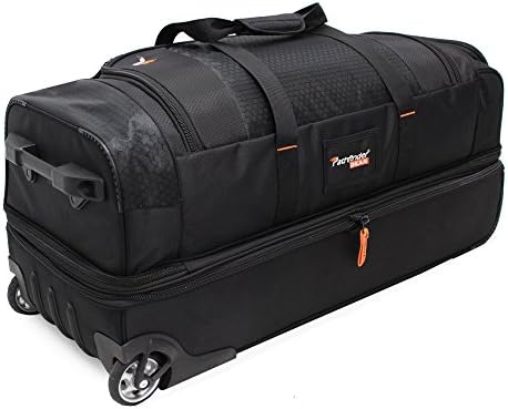 Pathfinder Gear 32 Inch Rolling Drop Bottom Duffel, Olive, One Size