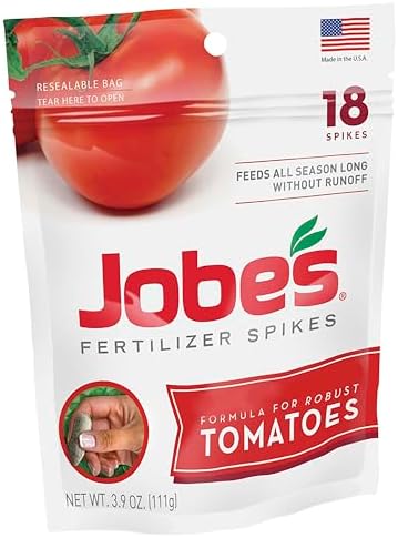 Jobe’s Garden Fertilizer Spikes, Organic Fertilizer for Azaleas, Camellias, Rhododendrons, and Other Acid Loving Plants, 10 Count