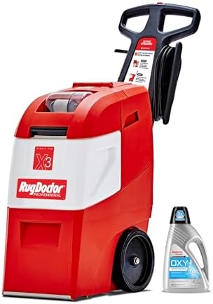 Rug Doctor Mighty Pro X3 Commercial Carpet Cleaner with Pet Cleaner Pack