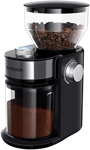 SHARDOR Electric Burr Coffee Grinder 2.0, Automatic Coffee Bean Grinder for Home Use