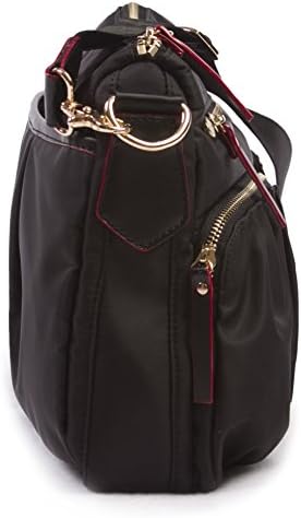 Nylon Crossbody Bag - Premium Lightweight Top-Zip Handbag