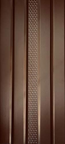 Mobile Home Skirting Dark Brown Box of 8 Vented Panels 16" Wide X 35" Tall. Premium 40 Mil Thickness