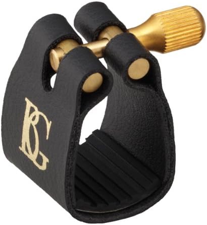 BG L12BG Standard Alto Saxophone Ligature with Rubber Support
