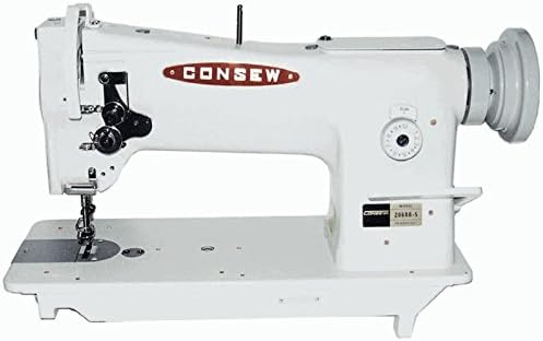 Consew 206RB-5 Walking Foot Upholstery Machine w/Table & Motor (Table Comes Assembled)