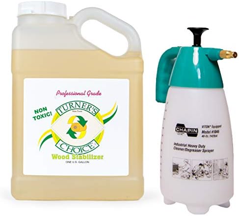 Turner's Choice Wood Treatment (Gallon with Compression Sprayer) | Seals and Protects from Moisture, Decay, and Pest Damage
