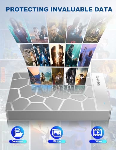 500 GB External Hard Drives, Portable Hard Drive for Windows, Ultra Slim External HDD Store Compatible with PC, MAC, Laptop, PS4, Xbox one, Xbox 360