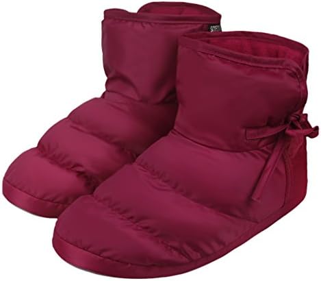 Clobeau Women's Slipper Boots Winter Warm Home Down Bedroom House Slipper Bootie Shoes