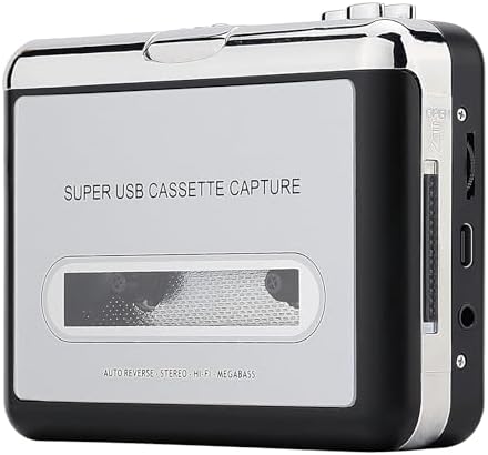 Cassette Tape Player – Portable Tape Player Audio Cassette to Digital Converter