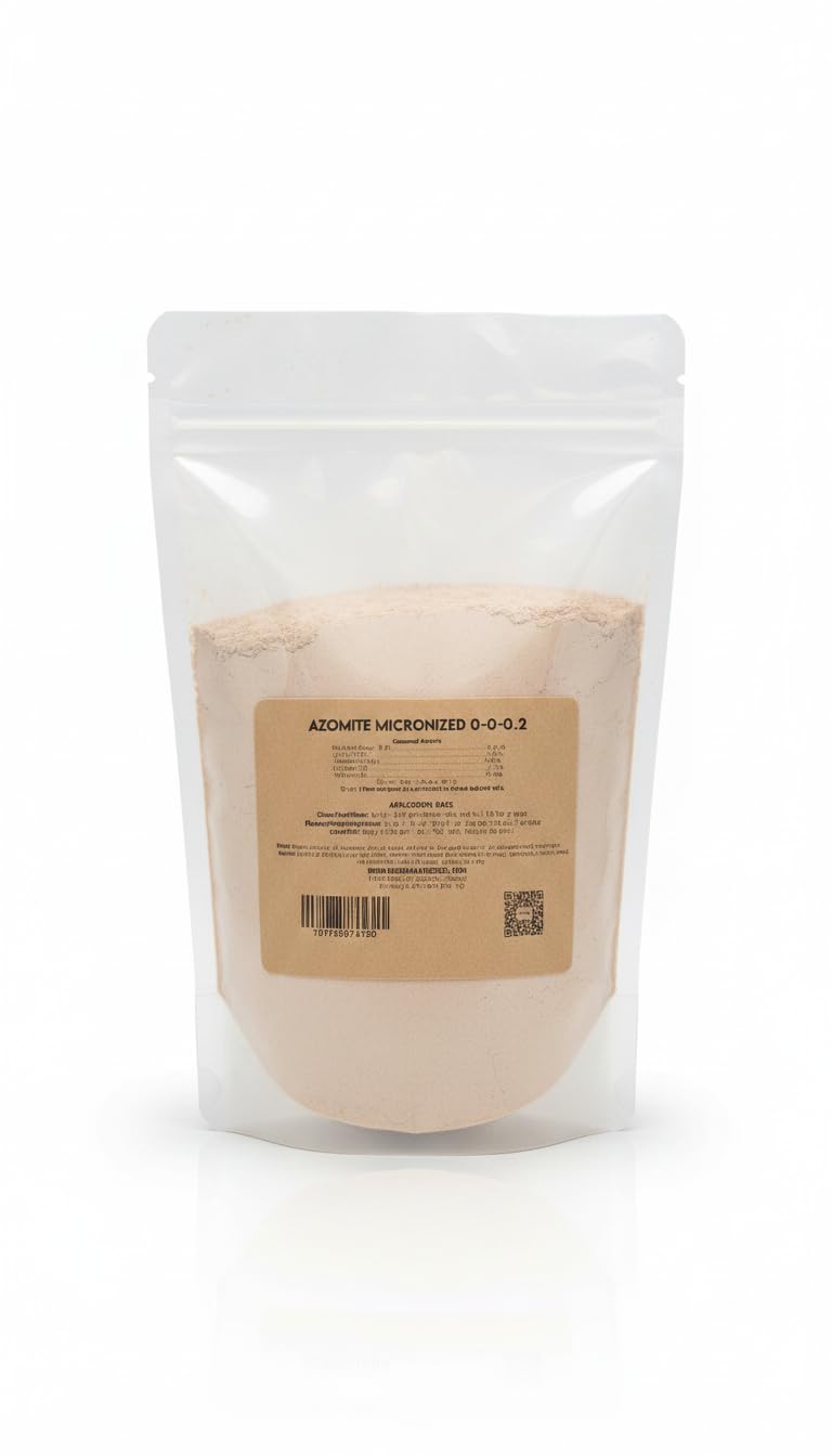 Greenway Biotech, Inc. Azomite Rock Dust Volcanic Ash Organic Fertilizer with Micronutrient & Trace Minerals- Natural Mineral Soluble Plant Fertilizers for Enhances & Increases Crop Yield (1 Pound)