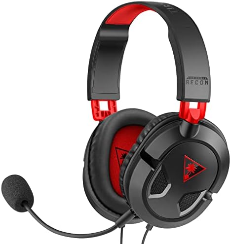 Turtle Beach Recon 50 Wired Multiplatform Gaming Headset for Xbox, PS5, PC | Xbox Series X|S, Xbox One, PlayStation, PS4, Mobile, Removable Mic, 40mm Speakers, In-Line Controls, Lightweight, Black Green