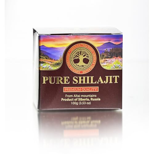 Pure Authentic Shilajit Siberian Mumijo Resin, 100 grams, 3.5 OZ