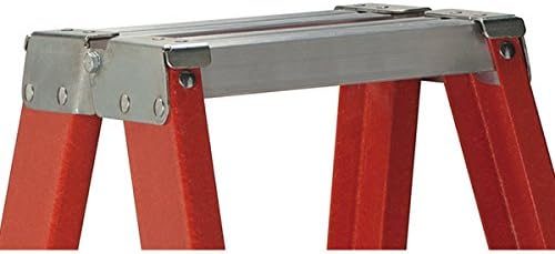Louisville Ladder 14-Foot Fiberglass Twin Front Step Ladder, 375-Pound Load Capacity, Type IAA, FM1414HD