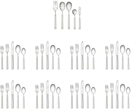 HENCKELS Joy 45-pc 18/10 Stainless Steel Flatware Set