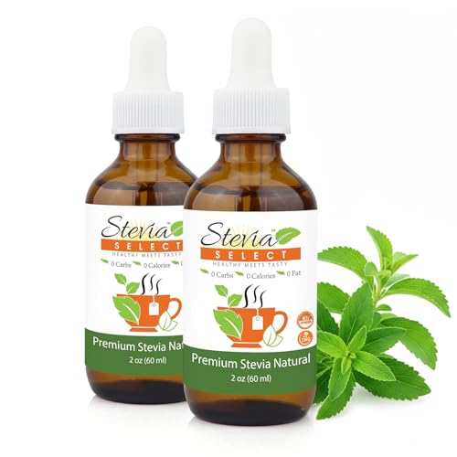 Stevia Select Organic Stevia Powder 1.25oz - Sugar Free Plant Based Pure Stevia Sweetener Stevia Extract Keto Sugar Substitute No Additives Zero Calorie