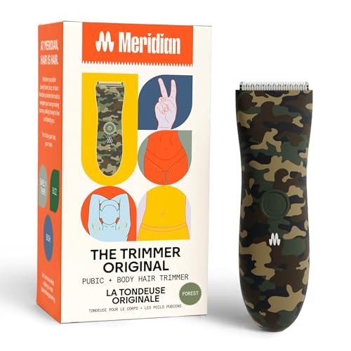 MERIDIAN The Trimmer Original | Body Hair Trimmer for Men & Women | Sage