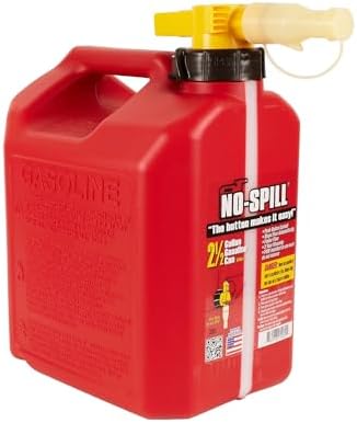 No Spill 1405 2.5 Gallon Gasoline Gas Can