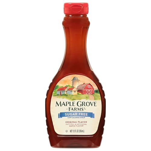 Maple Grove Farms Syrup, Sugar Free, 24 Ounce