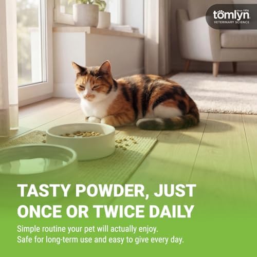 Tomlyn Immune Support Daily L-Lysine Supplement, Fish-Flavored Lysine Powder for Cats and Kittens, 3.5oz