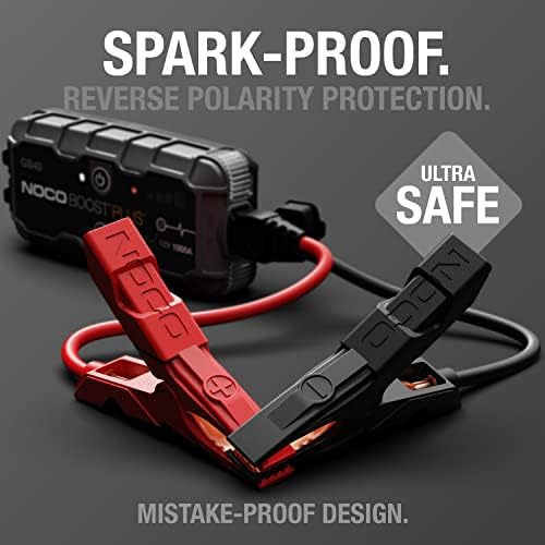 NOCO Boost GB40 12V 1000A UltraSafe Portable Lithium Jump Starter | Spark-Proof & Reverse Polarity Protection, For Car, Truck, Motorcycle, SUV, Boat