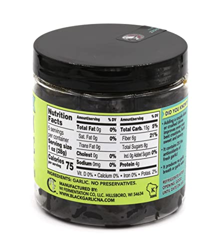 Peeled Black Garlic (5 oz.)- Kosher Certifed