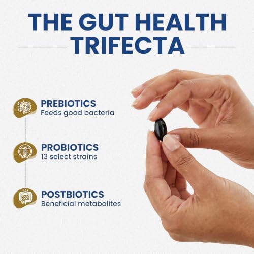 Dr Ohhiras Probiotics Professional Formula with 5 Year Fermentation | Probiotic Prebiotic Postbiotic Supplement for Men and Women | Probiotics for Gut Health and Digestive Support | 60 Capsules