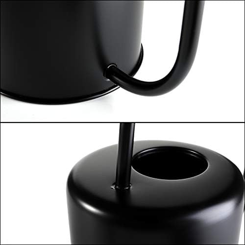 Fasmov 51 Oz Stainless Steel Watering Can Modern Style Watering Pot, Watering Can with Long Spout for Easy Pour, Water Outdoor Garden, Indoor Plant (Silver)