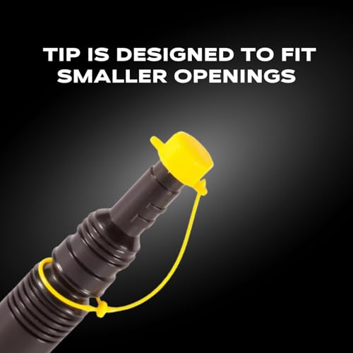 Gas Spout - Replacement Spout and Cap for Pre 2009 Gas Cans and Water Jugs (White Set or Black Set) | Flexible Spout with Cap Fits Pre-2009 Utility