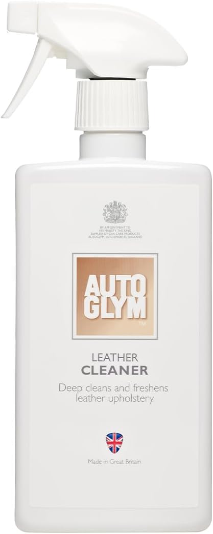 Autoglym Leather Cleaner, Interior Cleaning Spray, 500ml | Car Leather Cleaner, pH Neutral Formula – Deep Cleans & Freshens Leather Upholstery