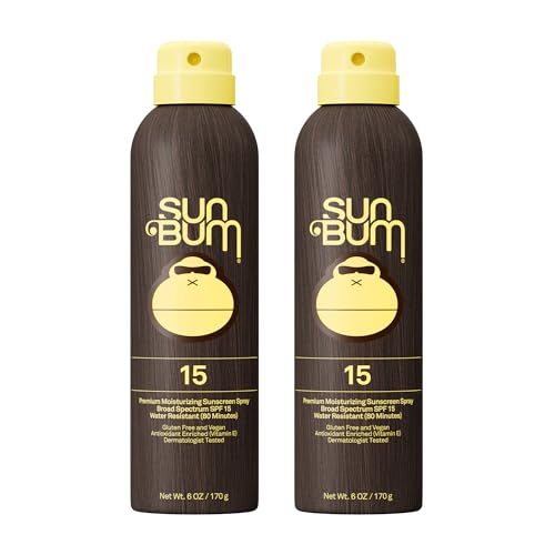 Sun Bum Original SPF 70 Broad Spectrum Sunscreen Body Spray - 6 oz | Moisturizing with Vitamin E, Vegan, Hawaii 104 Act Compliant (Made without Octinoxate & Oxybenzone)