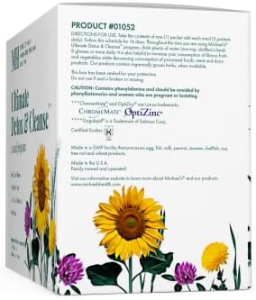 MICHAEL'S Health Naturopathic Programs Ultimate Detox & Cleanse 2 Week Program - 42 Individual Packets - Kosher - 14 Servings