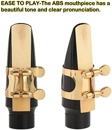 Alto Saxophones Mouthpieces Kit with Ligature, One Reed and Cap | Saxophone Mouthpieces with Easy Response and Comfortable Feel, Ideal for Beginners